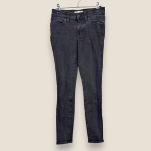 Madewell Skinny Skinny Jeans Womens Size 25 Black Denim Cotton Blend Stretch